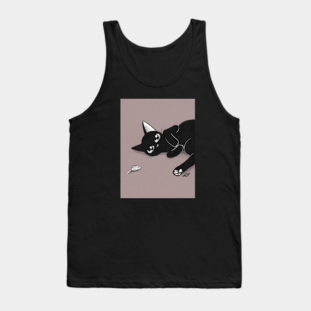 Laying Tank Top by BATKEI